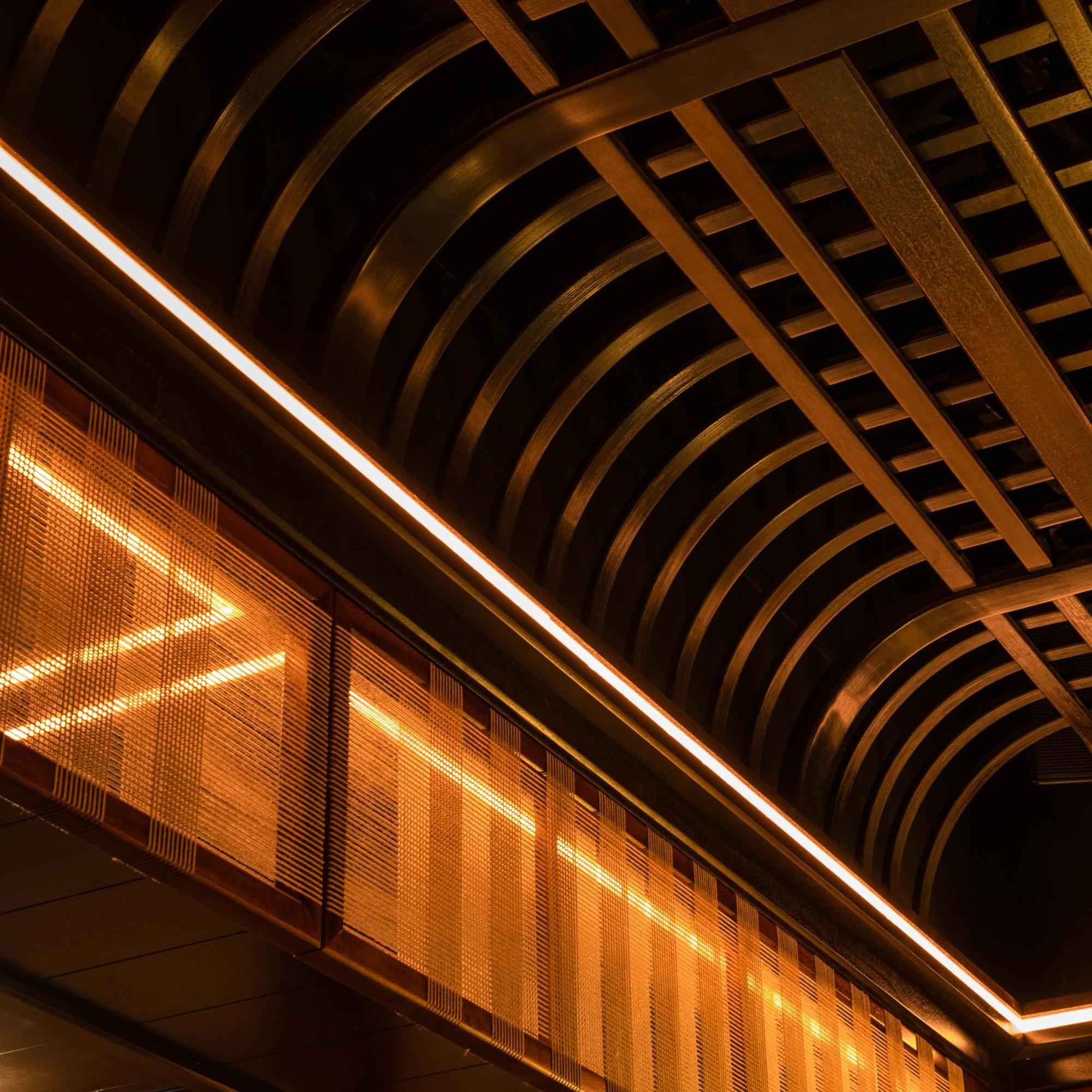 Delano Dubai At Bluewaters Hotel Exterior photo The ceiling of the station
